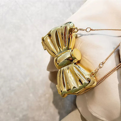 Golden Evening bag Purses and handbag luxury Designer shoulder bags funny shape Party Wedding Round Acrylic Shiny Clutch purse