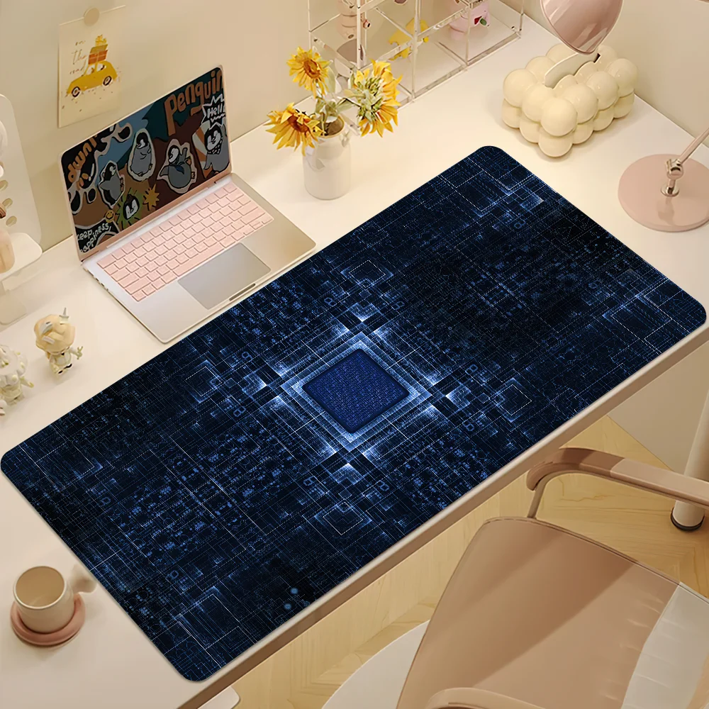 Mechanical Circuit Board Inside M-Motherboard  Mouse Pad Non-slip Thickened Large Writing Lockedge Gaming Cushion Office Student