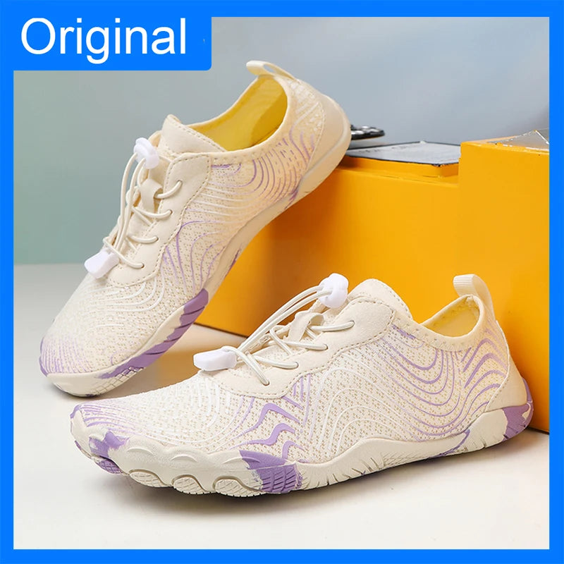 Mens River Tracking Shoes New Five Finger Swimming Surfing Breathable Elastic Aqua Shoes Unisex Summer Barefoot Beach Sneakers