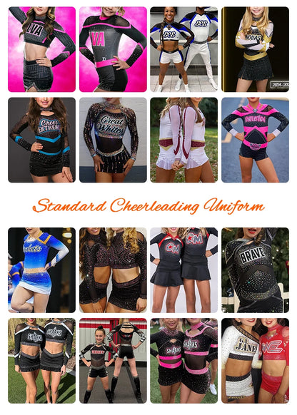 Customized All-star Hot-selling High-quality Competition Uniforms for Youth Cheerleading Uniforms for Performance