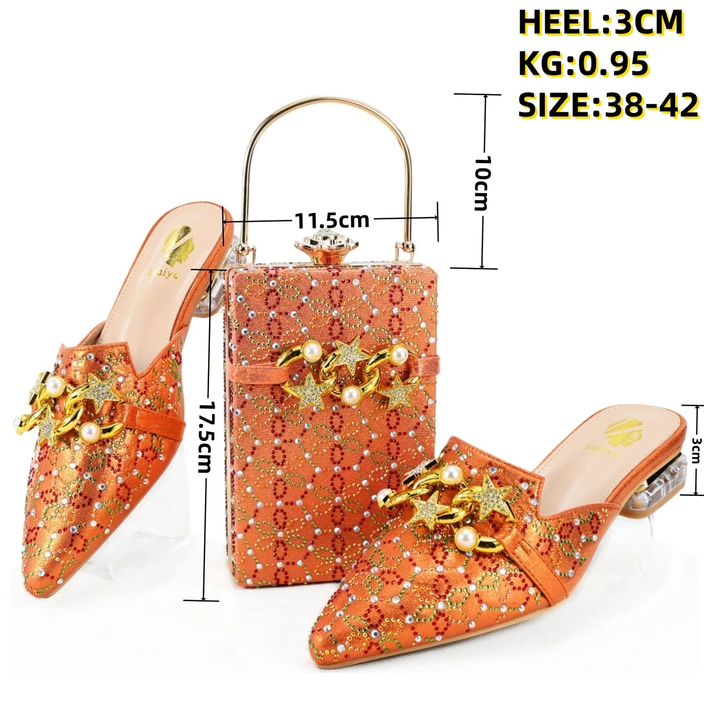 doershow African fashion Italian Shoes And Bag Sets For Evening Party With Stones blue Italian Handbags Match Bags! HAE1-3