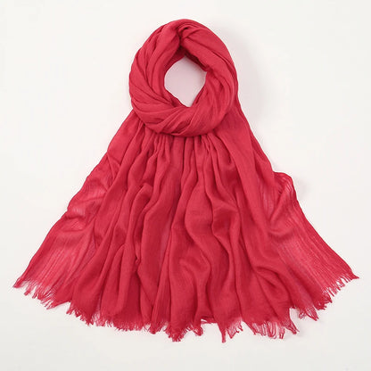 55 Color 110x180cm Big Size Modal Muslim Jersey Hijab Women Solid Scarf Ramadan Long Shawl Plain Soft Turban Wraps Headband