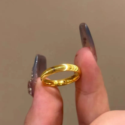 Real 18k Golden Cat Eye Stone Gold Ring for Woman 18K No Demolding Fine Jewelry Luxury High-quality