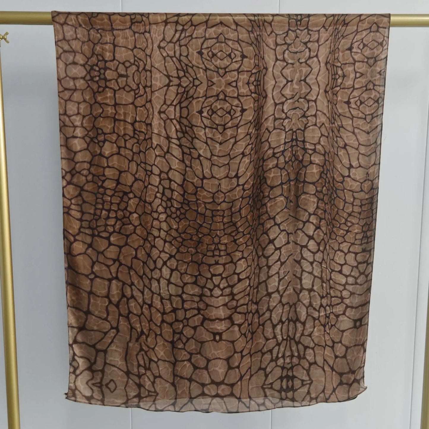 New Double-sided Print Modal Hijab Scarf Watercolor Leopard Prairie Hide Print Hijabs for Women Muslim Fashion Turbans for Women