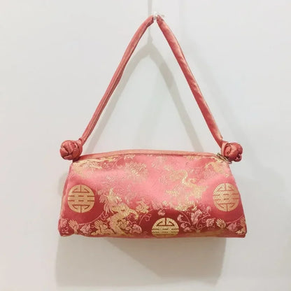 Fashion Luxury Chinese Style Silk Bag Women Handbag Japanese Hand Embroidery Totes Cheongsam Female Cosplay Bags Clutch Purses