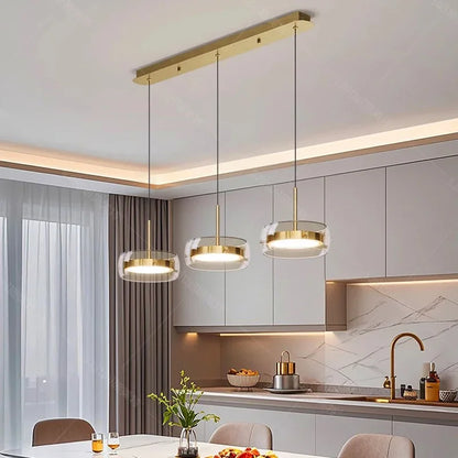 Modern home decor ring led lights pendant light lamps for living room Chandeliers for dining room hanging light indoor lighting
