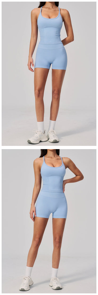 Fitness Suit 2PCS Women's Tracksuit Yoga Set Sports Outfits Gym Clothes Running Push Up Sportswear Female Workout Yoga Clothes