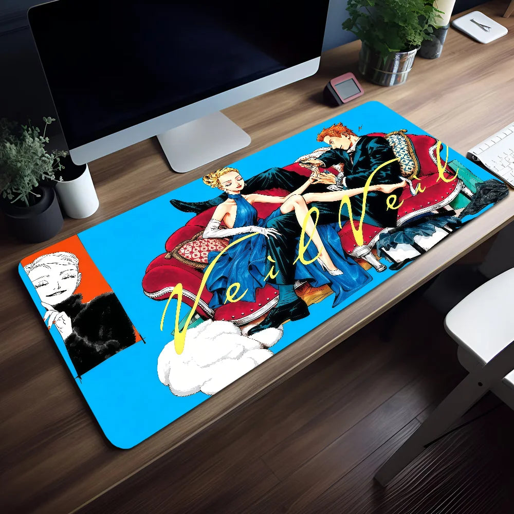 Mouse Pad MousePad Non-slip Lockedge V-Veil Office Student Gaming Manga Thickened Large Writing Pad Cushion