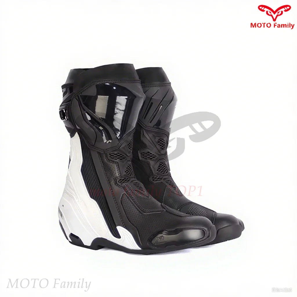 Riding Boots, Motorcycles, All Season Waterproof Riding Shoes, Off-Road Competitive Track Motorcycles, Men's and Women's Styles
