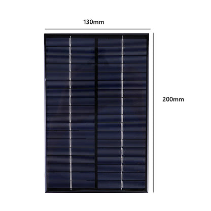 10W Portable Solar Panel DIY 12V-18V Battery Cell USB Solar Power Bank Outdoor Camping Hiking Solar Charger for Mobile Phone