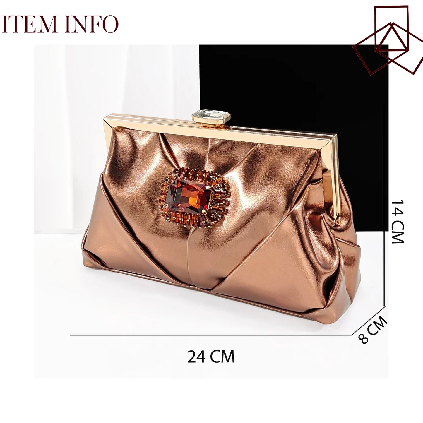 Queena Yan 2025 Nigerian Banquet Shoes and Bag Set Fashion Ladies Matching Shoes and Bag High Heels Wedding Party Coffee Color