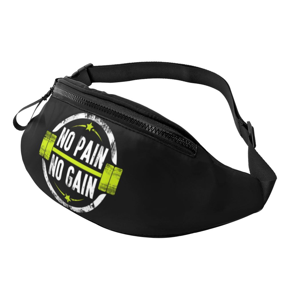 Powerhouse Gym Fanny Bag Custom Bodybuilders Fitness Crossbody Waist Pack Men Women Cycling Camping Phone Money Pouch