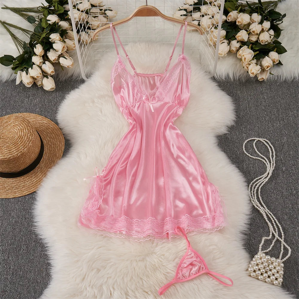 Cute Sweet Trend Cartoon Printed Jumpsuit Half High Collar Sleeveless Slim Fit Lingerie Bodycon Bodysuit Rompers Pajama Catsuits