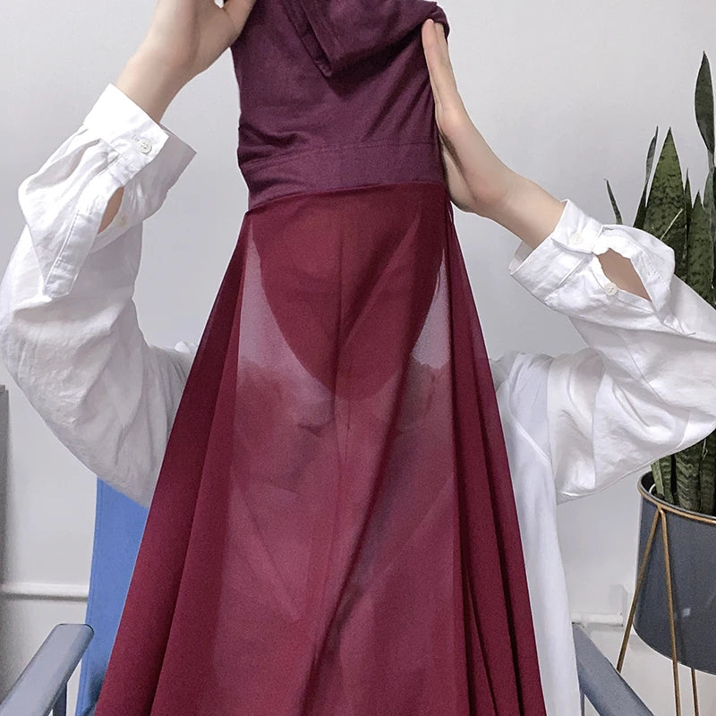 Muslim Women Bonnet + Chiffon Shawl Instant Under Scarf Cap Islam Inner Scarf Headband Stretch Hijab Cover Headwrap Turbante