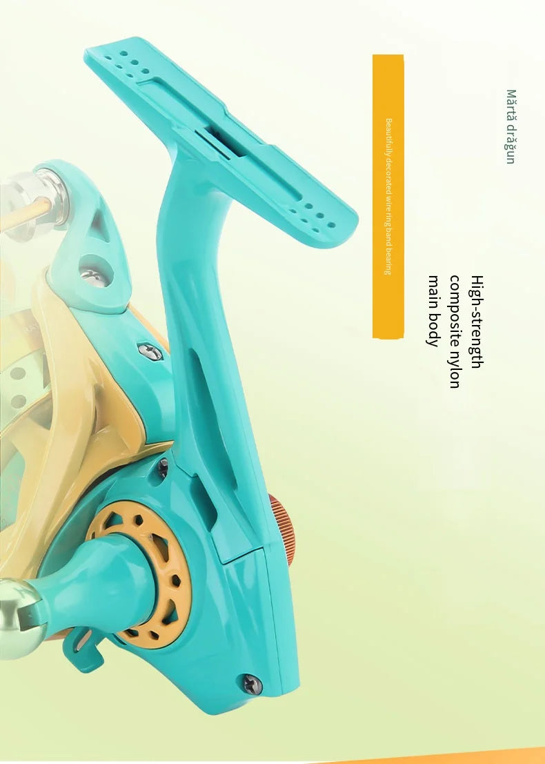 2026 New Colorful Spinning Fishing Reel Max Drag 6KG 8KG Gear Ratio 5.2:1 1000 2000 3000 5000 6000 Suitable Freshwater
