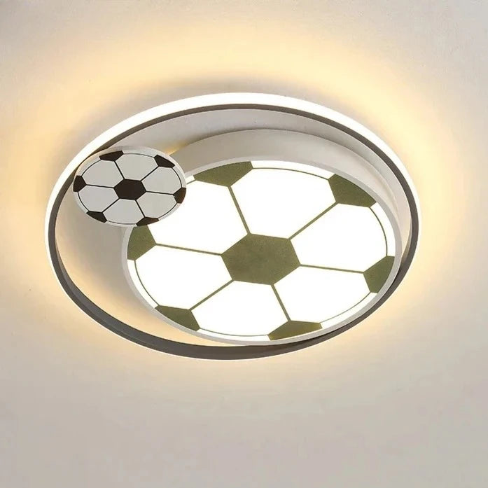 Children Modern Football Ceiling Lights LED Lamp for Boy's Bedroom Kids Study Living Dining Room Art Home Decoration Chandelier