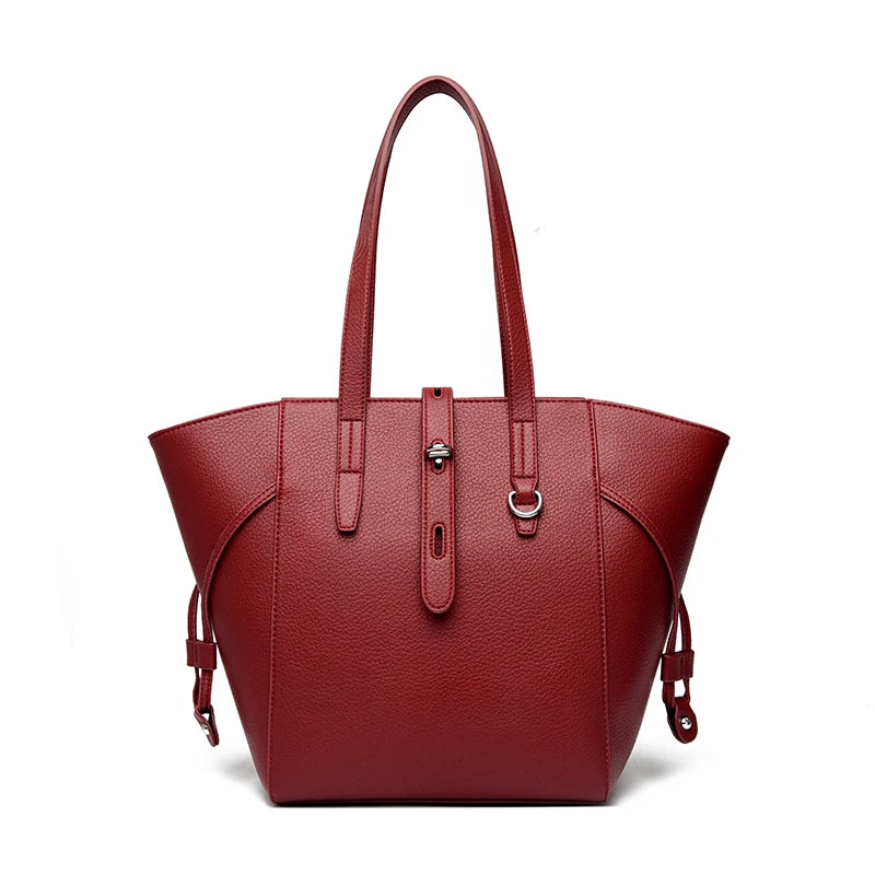 Luxury Brand PU Leather Shoulder Bags Women Fashion Large Capacity Handbag Elegant Crossbody Purse For Ladies Casual Office Tote