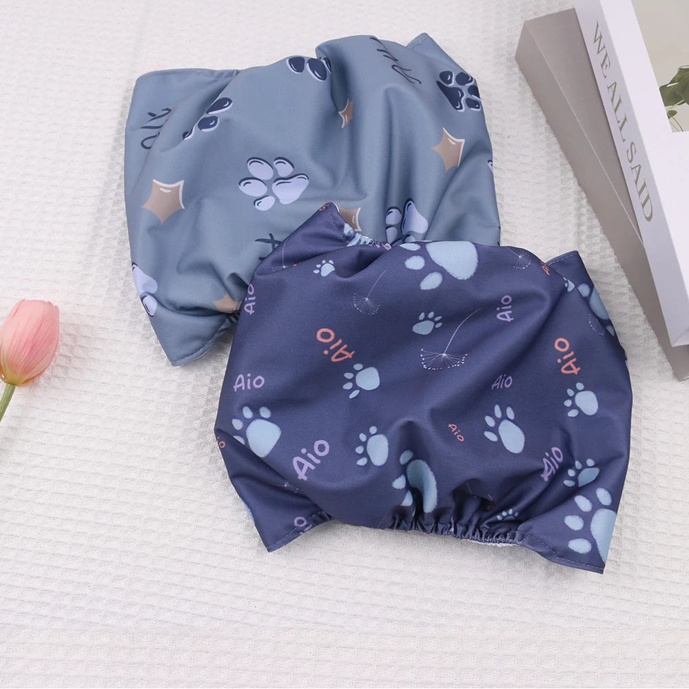 3pcs Reusable Belly Band for Male Dogs Washable Pet Dog Cloth Diapers Leakproof Physiological Pants Short Breathable Puppy Nappy
