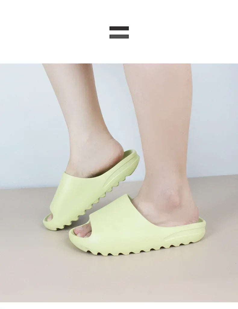 Brand High Quality Super Soft EVA Sole Summer Slippers for Men Bathroom Slippers Home Slides Couple Beach  Male Slipper