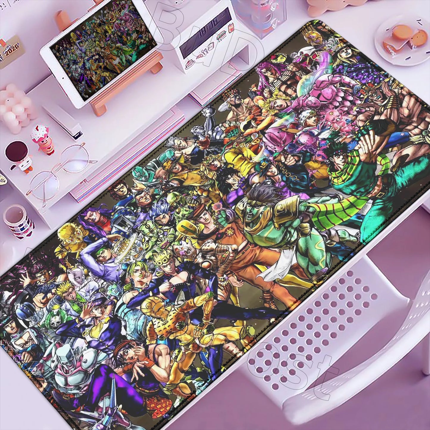 HD J-Jojo B-Bizarre A-Adventure Mouse Pad Gaming 900×400mm Mousepad Xxl Mouse Mat Offices Accessories Keyboard Pad Computer Desk
