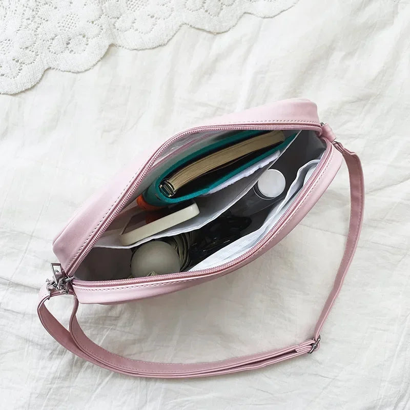 Female Ita Crossbody Bag Womens Transparent Messenger Bag Girls Cute-Lolita Shoulder Bags Teens Fashion Satchels Bag Ins