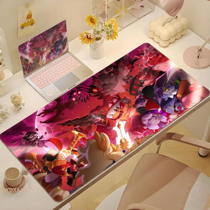 Anime Mousepad Cookie Run K-Kingdom MousePad Gaming Accessories Non-Slip Desk Mat Gamer Pc Cabinet Mouse Pad Laptop Carpet Mats