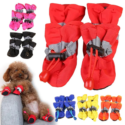Waterproof Pet Dog Shoes Chihuahua Anti-slip Rain Boots Footwear For Small Cats Dogs Puppy Dog Pet Booties