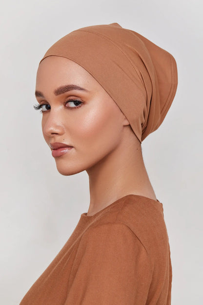 56colors Fashion Women Inner Hijab Tube Muslim Cap Bonnet Plain Islamic Underscarf Bamboo Jersey Undercaps