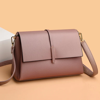 Soft Leather Luxury Shoulder Crossbody Bags for Women 2023 Fashion Purses and Handbags Designer Fashion Ladies Messenger Bag Sac