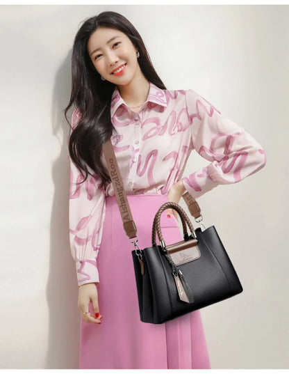 Designer Shoulder Hand Bags for Women Sac Woven Handle High Quality Leather Casual Tote Luxury Women Bags Handbag Crossbody Sac