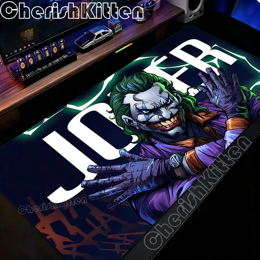 Mouse Mat Joker Mouse Pad Anti-slip Rubber Desk Mat With Lockrand Gaming Accessories Prime Gaming XL Keyboard Pad Padding Mats