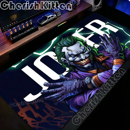 Mouse Mat Joker Mouse Pad Anti-slip Rubber Desk Mat With Lockrand Gaming Accessories Prime Gaming XL Keyboard Pad Padding Mats