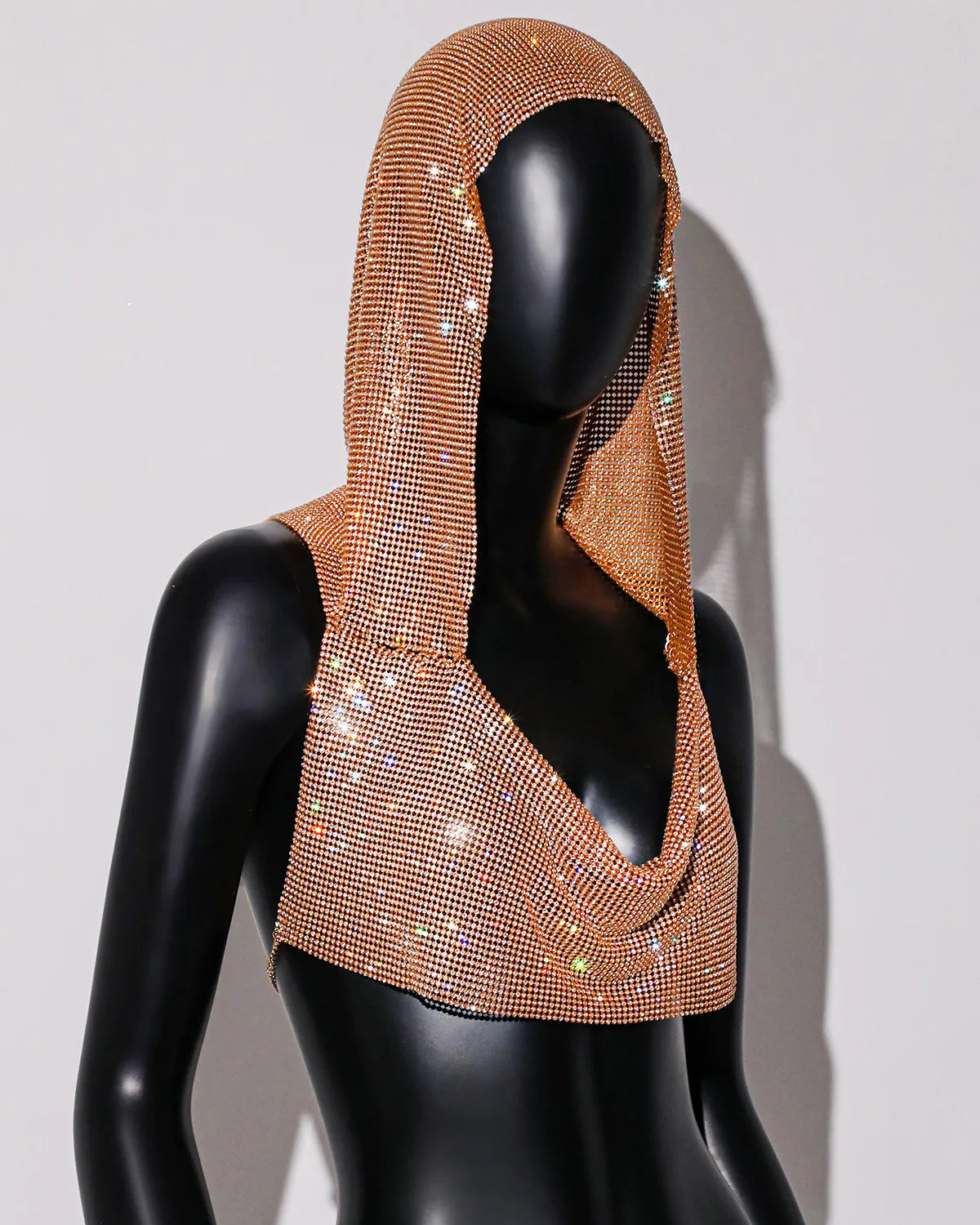 Women Sexy Mesh See Through T Shirt Shiny Rhinestone Fishnet Hollow Out Crop Top Sleeveless Beach Cover Up Party Club Tank Tops