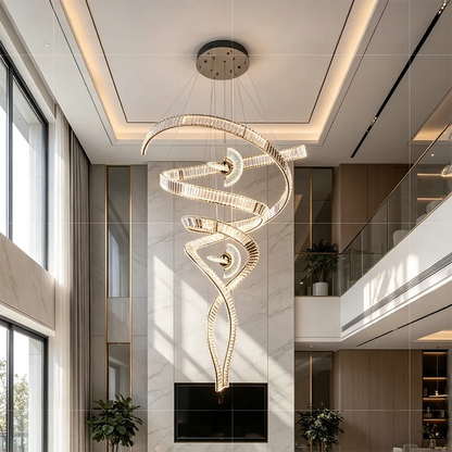 Nordic Home Decoration Stair Chandelier LED Pendant Lights Modern Ceiling Light Indoor Lighting Fixtures For Living Room Bedroom