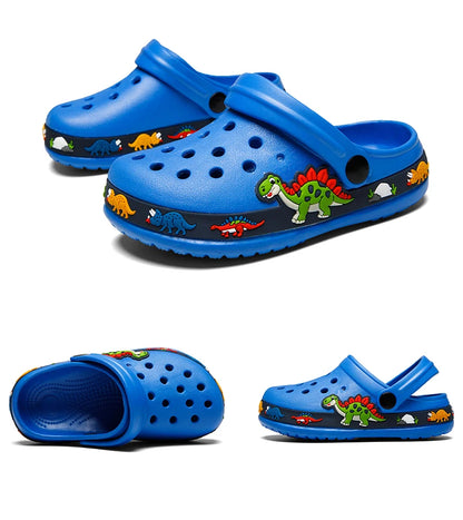 New Fashion Cartoon Sandals for Kids Summer Slippers Boys Girls Casual Garden Shoes Hollow-out Beach Shoes Clogs for Children