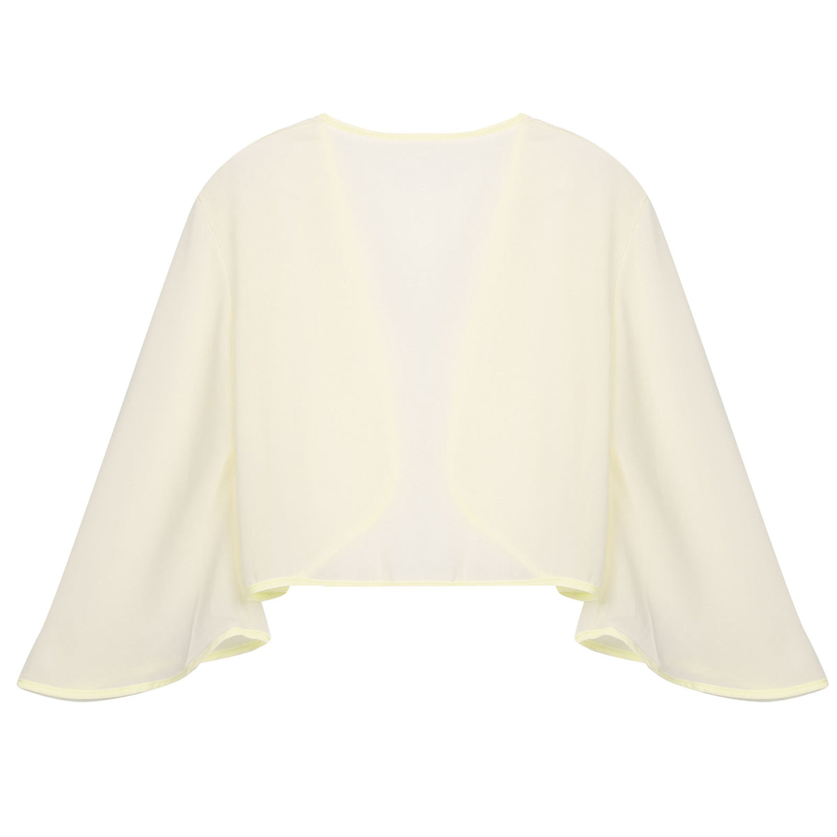 Womens 3/4 Sleeve Chiffon Cardigan Bolero Jacket Summer Elegant Wedding Party Bridal Dress Cover Ups Wraps Shawls Shrug