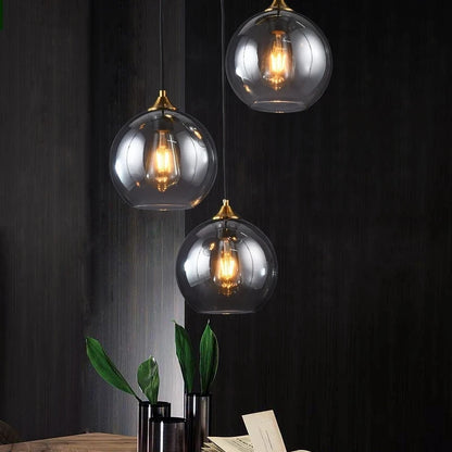 Dropshipping Glass Pendant Lights Modern Living Room Restaurant Kitchen Fixtures Pendant Lamp Home Decor Lamps Bedroom Luminaria