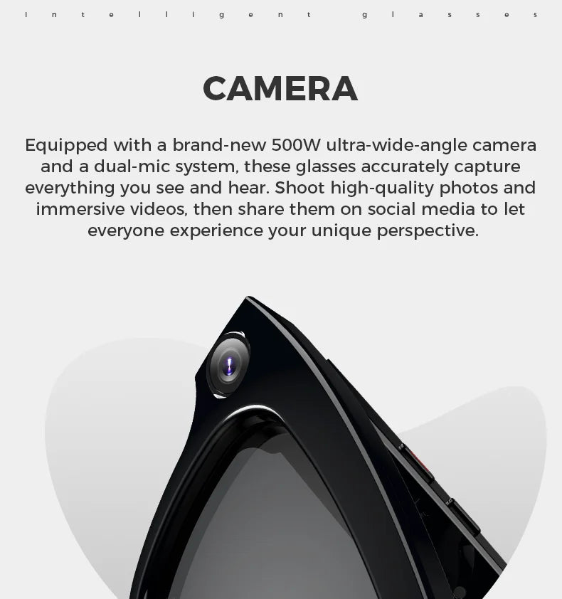 M01 Smart Glasses Video Recording Camera Sunglasses AI Translation Technological Gadgets Sports VR Headphones for Man Woman 2026