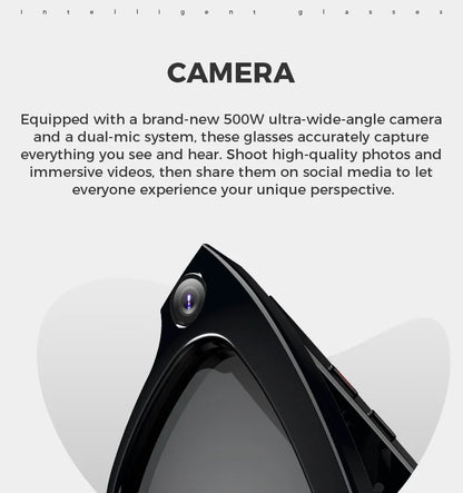 M01 Smart Glasses Video Recording Camera Sunglasses AI Translation Technological Gadgets Sports VR Headphones for Man Woman 2026