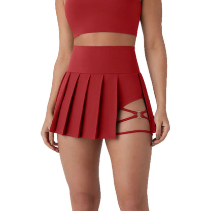 Irregular Skirt 2026 Outdoor Sports Casual Comfortable Versatile Pleated Skirt