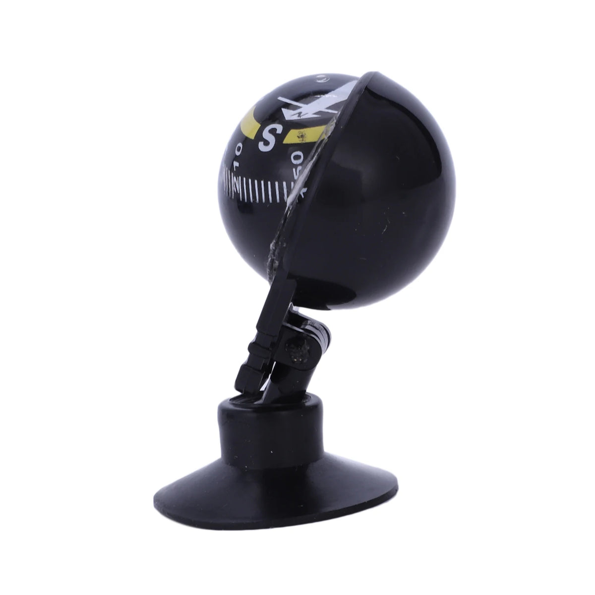 New Car Vehicle Floating Ball Magnetic Navigation Compass Black