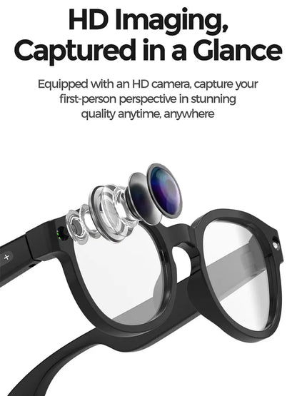 2026 4K HD Color Changing AI Smart Glasses Chat GPT 100MP Camera Bluetooth Call Voice Assistant Control Smart Glasses 2026 New