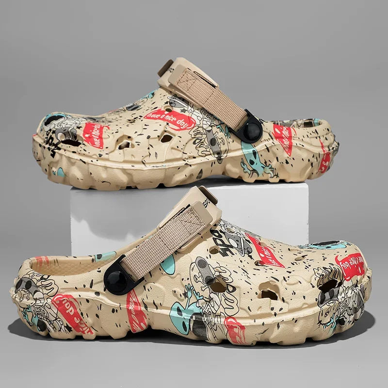 Plus Size 48 49 Men's Summer Clogs Sandals Eva Slippers Men Fashion New Flat Sandals Men Women Leisure Slides Men Casual Shoes