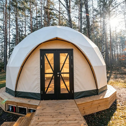 Luxury Dome Tent Outdoor Glamping Pod House for Eco Camping Resort Vacation Stay Customizable