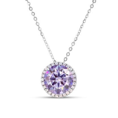 5CT D Color Moissanite Classic Pendant Necklace Fairy Necklace Real 925sterling Silver Women Fine Jewelry For Valentine's Party