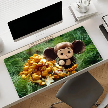 2026 Movie Cheburashka 2 Mouse Pad Non-slip Rubber Computer Mat Gamer Balance Decoracion Deskmat Laptop Office Large
