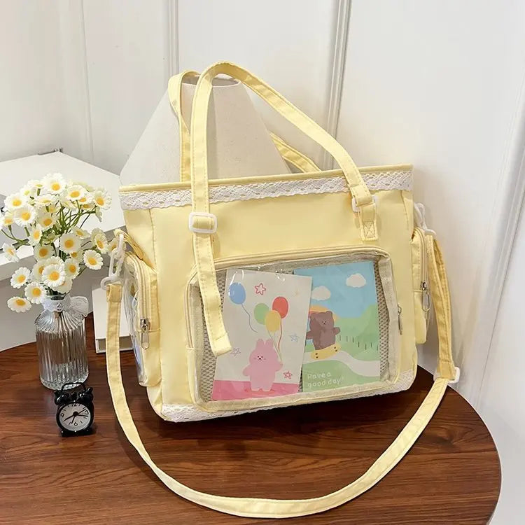 Ballet Girl Large Appetite Itabag Japanese Two-Dimension Single Shoulder Crossbody Bag Gift For Friends Women'S Handbag