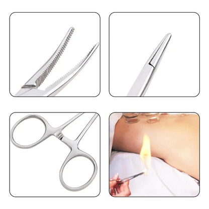 Hand Tool  Hemostatic Forceps Pet Hair Clamp Fishing Locking Pliers Epilation Tools Curved/Straight Tip Cutter Tool