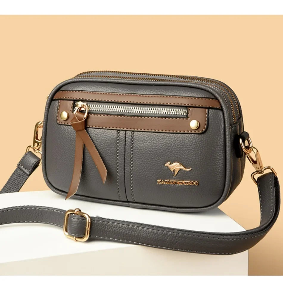 Genuine  3 Layers Luxury Designer Purses and Handbags Women Bag High Quality Leather Shoulder Sac  Bags for Women 2024Sac A Main