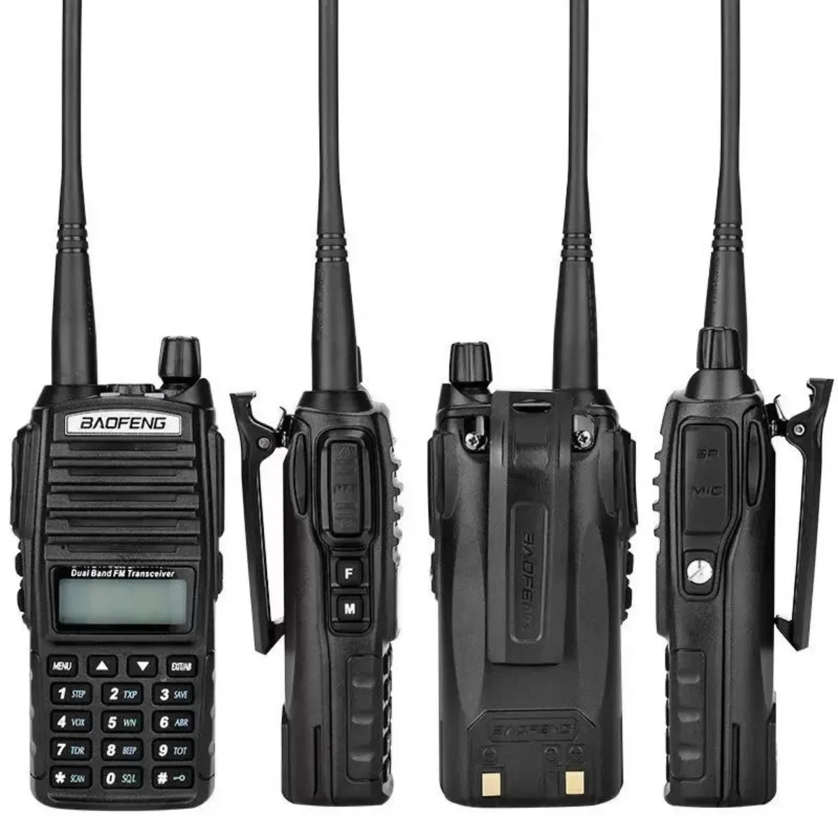 Practical bestseller BAOFENG  UV-82 Dual Band Walkie Talkie High Power Noise Reduction Long Range Portable Two Way Radio